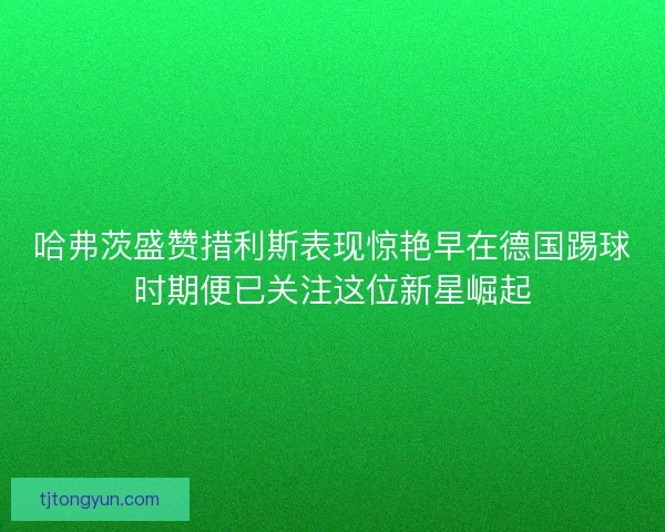 哈弗茨盛赞措利斯表现惊艳早在德国踢球时期便已关注这位新星崛起